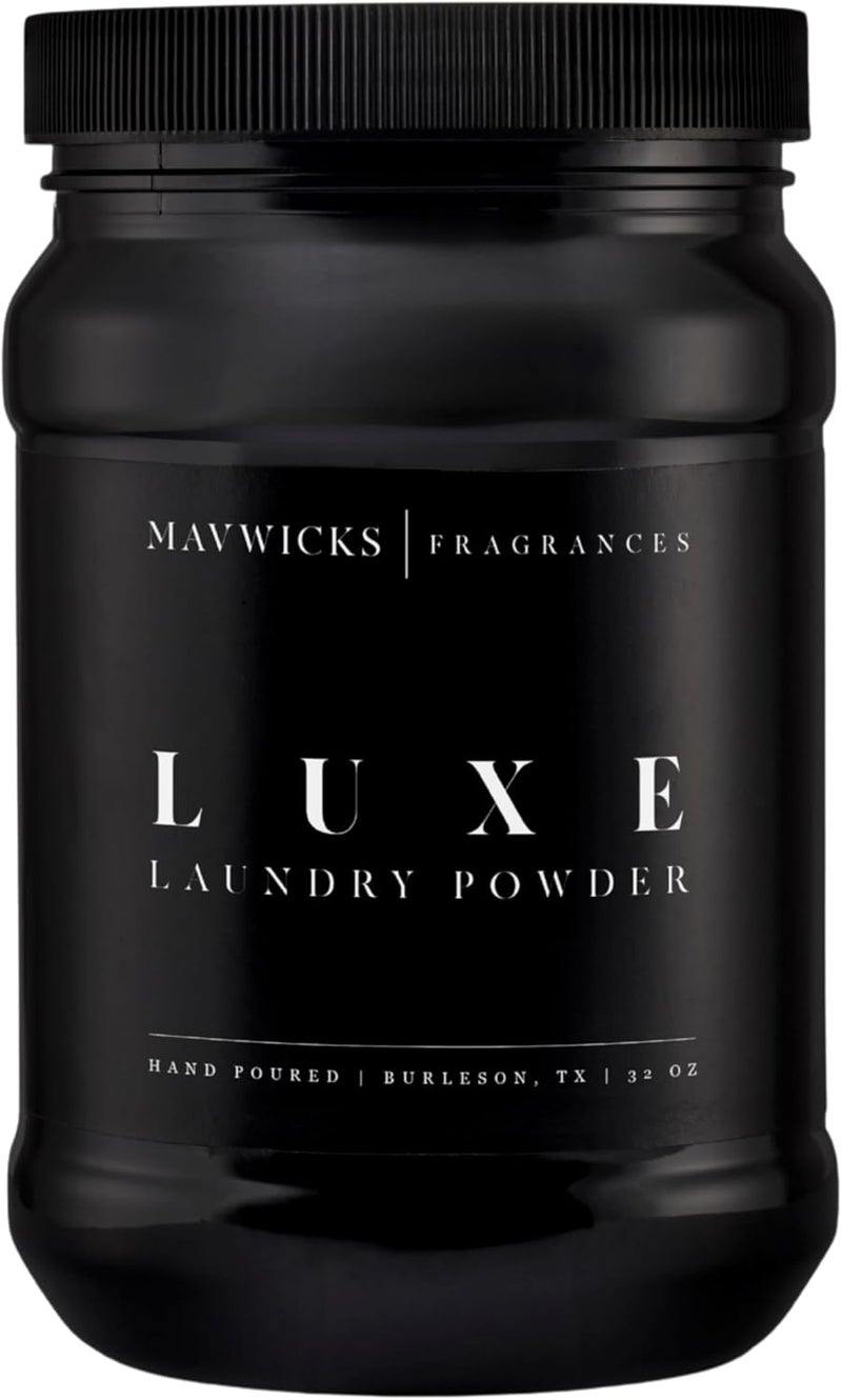 Mavwicks - Luxury Laundry Detergent Powder (Luxe) 32 Oz – Concentrated for Tough Stains and Odors, For All Washing machine types – Gentle on Fabrics - Image 1